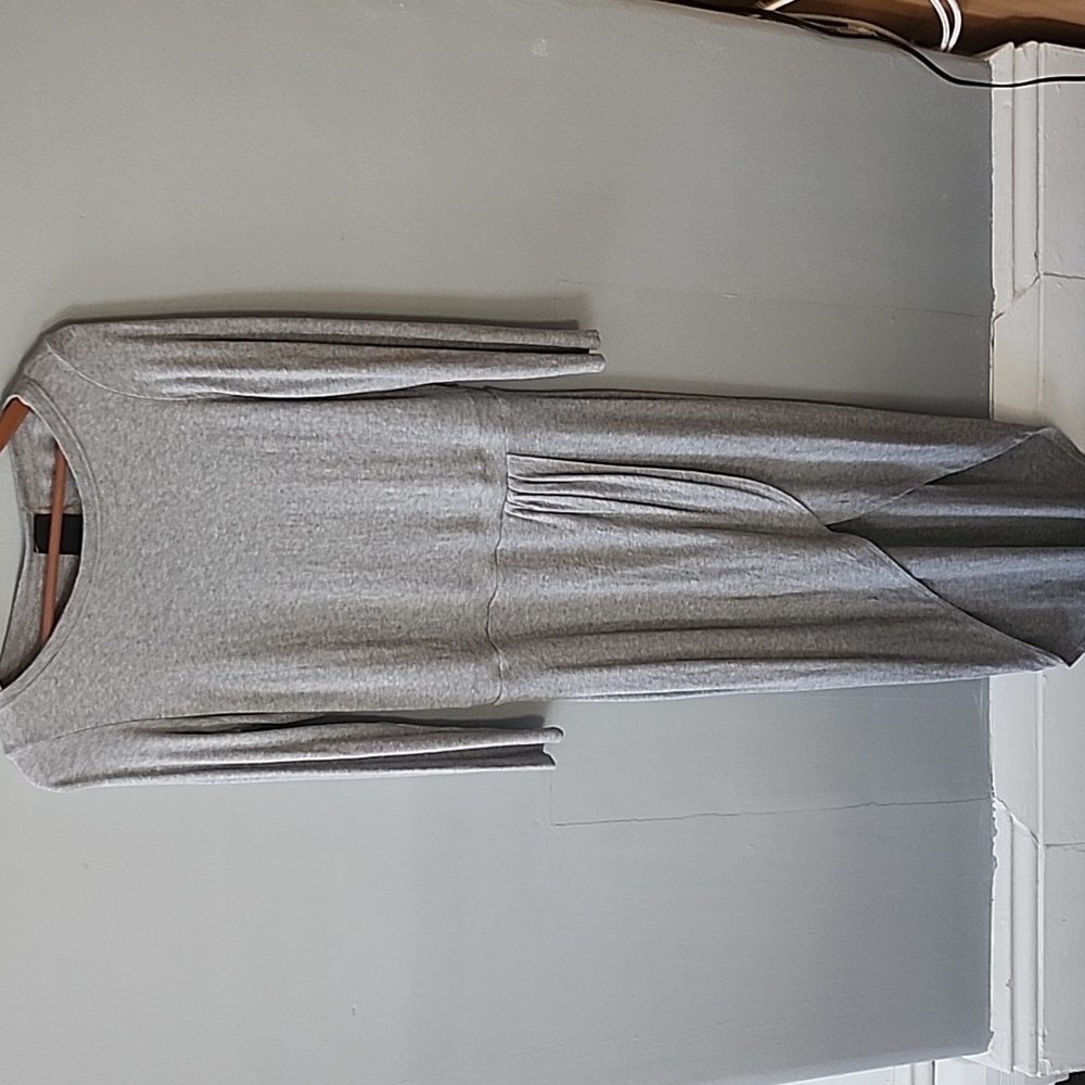 Grey Open back dress